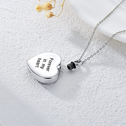 SOULMEET Cremation Jewelry for Ashes, Sterling Silver Urn Necklace for Ashes Women Men, Cherish Memories Cremation Jewelry to Keep Someone Near to You - color: D-Oxidation black Tree