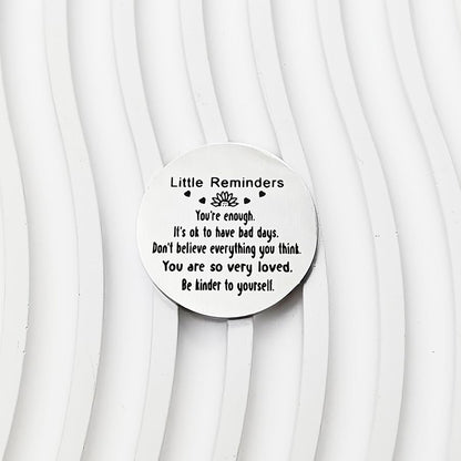 RFTWXHPN Long Distance Relationship Friendship Gifts for Women Men Pocket Hug Tokens Christmas Gift for Boyfriend Girlfriend - color: Little Reminders You Are Enough