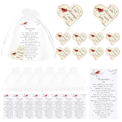GUDELAK 50 Sets Funeral Favors for Guests, Cardinal Memorial Gifts - size: 50PCS