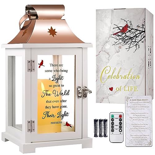 Memorial Lantern, Sympathy Gifts for Loss of Mom/Dad/Loved One, Bereavement Gifts, in Memory of Loved One Lantern,Celebration of Life, Memorial Gifts, Funeral Lantern,There are Some who Bring a Light - color: some who bring a Light so great to The World