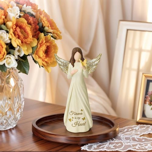 Butterfly Gifts for Women, Miscarriage Gifts for Mothers | Memorial Sympathy Gifts for Loss of Mom, Dad, Hand-Painted Remembrance Angel Gift - style: Miscarriage Gifts