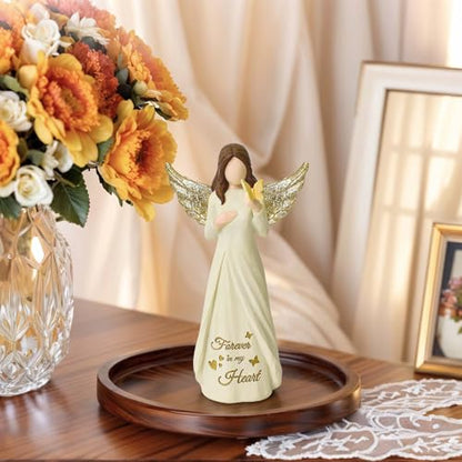 Butterfly Gifts for Women, Miscarriage Gifts for Mothers | Memorial Sympathy Gifts for Loss of Mom, Dad, Hand-Painted Remembrance Angel Gift - style: Miscarriage Gifts