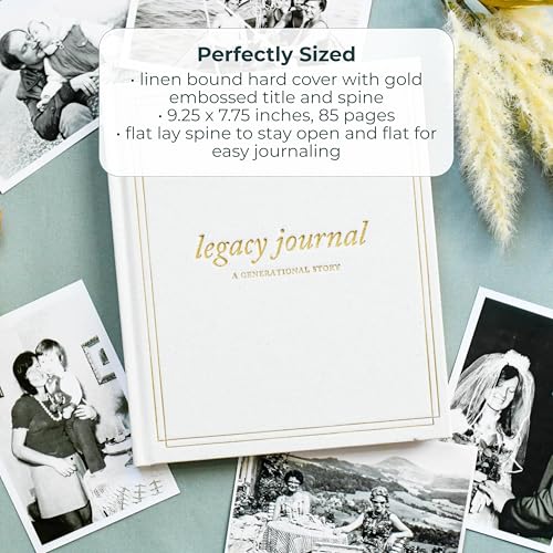 Duncan & Stone Legacy Journal for Grandparents, Memory Book, Ivory - style: Legacy Ivory