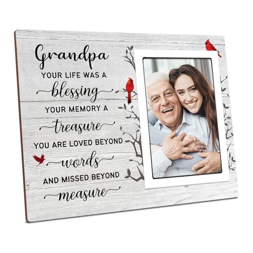 SteadStyle Grandpa Memorial Gifts, Memorial Picture Frame 10x8 In - style: Grandpa