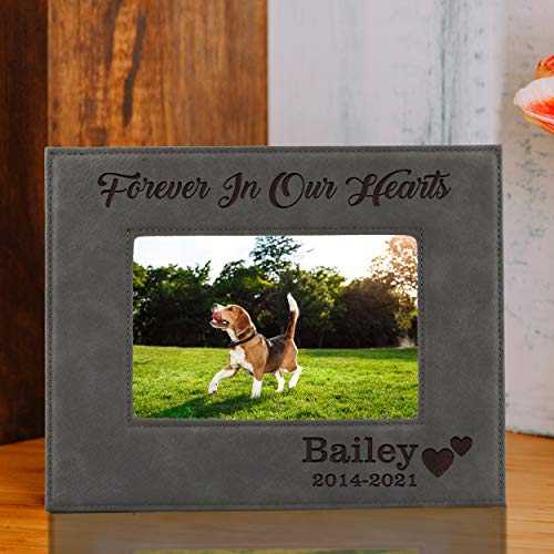 My Personal Memories Custom Personalized Dog Loss Memorial Pet Remembrance Picture Frame (Gray) - color: Gray
