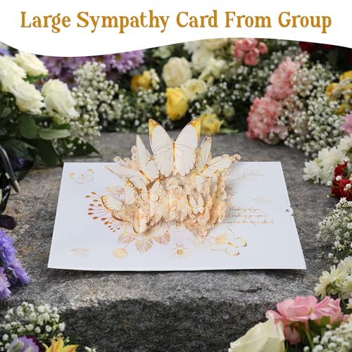 Goodbye Is Not Forever 3D Pop Up Sympathy Card, Sympathy Cards for Loss of Loved One, Mother, Father, Grandma, Grandpa, Child, Grief, Condolences Cards, Bereavement Memorial Thinking of You