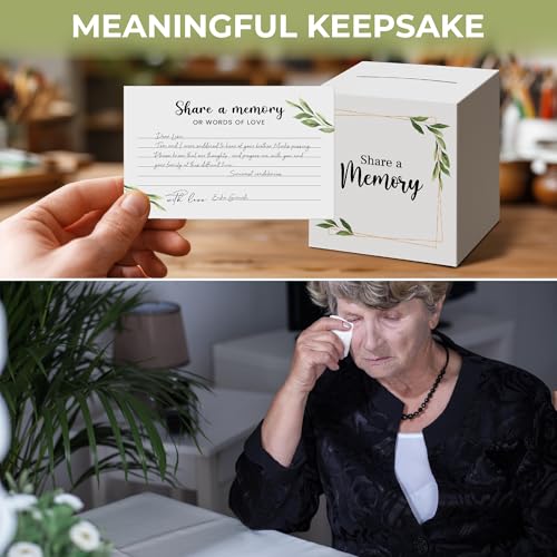 WOODAMORE Share a Memory Cards for Celebration of Life, 50 Pc with Box