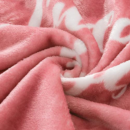 Piwaka Hug Blanket for Women - Get Well Gifts for Comfort & Care, Cozy Soft Flannel Fleece Throw, Surgery Recovery, Thinking of You, Cancer Care, Get Well Soon Gift - Dusty Pink - color: Dusty Pink