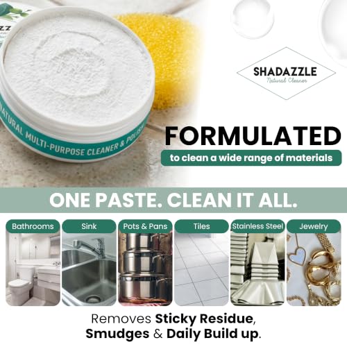 Shadazzle Natural All Purpose Cleaner and Polish, 2 Pack Eucalyptus Scent - size: 10.58 Ounce (Pack of 2)