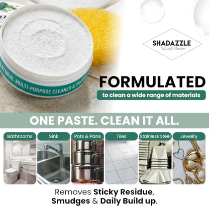 Shadazzle Natural All Purpose Cleaner and Polish, 2 Pack Eucalyptus Scent - size: 10.58 Ounce (Pack of 2)