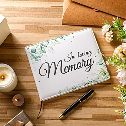 Patelai Funeral Guest Book with Pen, Memory - style: Memory