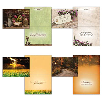 48 All Occasion Religious Greeting Cards Value Pack 1,King James Version Scriptures,Faith Based Greeting Cards,Assorted Designs including Religious Birthday, Thinking of You Cards