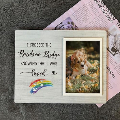 Pet Memorial Picture Frame 8x10, Pet Memorial Pet Photo Frame | Loving Remembrance Pet Memorial Gift for Loss of Dog Cat, Sympathy Pet Bereavement Photo Frame