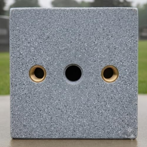 Cemetery Vases for Grave with Solar Light,Cross Flower Holder for Cemetery with Drain Stopper & Ground Spike,Grave Decorations for Cemetery flower holders, Tokens of Sympathy for a Loved One's Passing