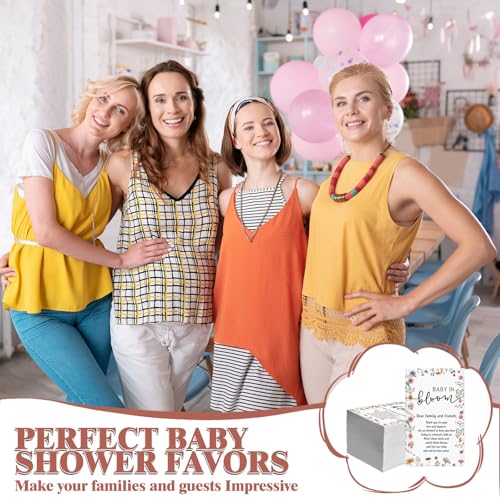 Fumete 100 Pcs Baby Shower Seed Packet Adhesive Envelopes, Wildflowers - style: Wildflowers