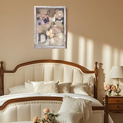 18x24 Extra Large Wedding Bouquet Shadow Box Display Case,White - color: White, size: 18*24