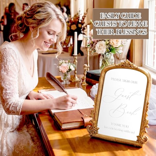Bucherry Vintage Love Wedding Sign Please Sign Our Guest Book - style: Sign Guest Book