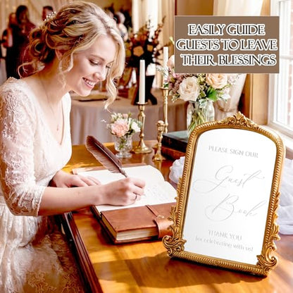 Bucherry Vintage Love Wedding Sign Please Sign Our Guest Book - style: Sign Guest Book
