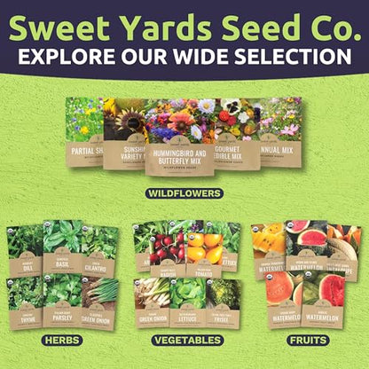 Texas Oklahoma Regional Mix Seeds for Planting - Bulk 1 Pound Bag - Over 240,000 Native Seeds - Open Pollinated and Non GMO - size: Bulk 1 Pound, style: Texas / Oklahoma Regional Mix