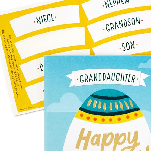 Hallmark Pick-A-Title Customizable Kids Easter Card (Egg-stra Fun) for Son, Daughter, Niece, Nephew, Godchild - style: Egg-stra Fun