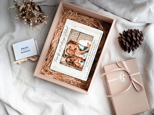 Best Friend Picture Frame, Friends Frame, Family Isn't Always Blood, Birthday Graduation Gifts Ideas, Photo Frames For Home Tabletop Decor A(01 - size: Family Isn't Always Blood