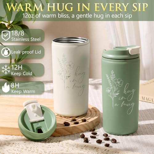 Get Well Soon Gift Baskets for Women Birthday Gifts Spa Self Care Package - color: Beige