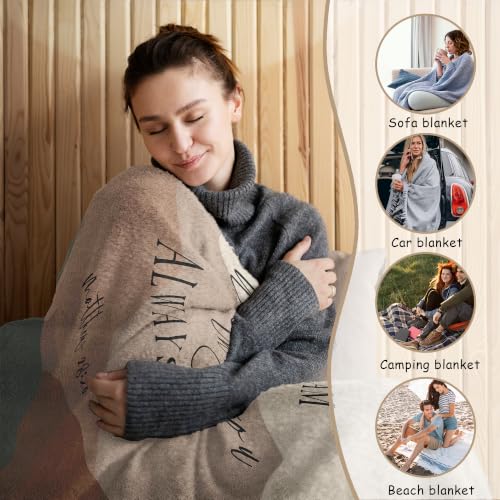 HIWX Boho Christian Religious Mountain Throw Blanket 50x60 Inches Always - color: Always 1, size: 50“L x 60”W