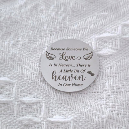RFTWXHPN Pocket Hug Token Gift Keychain Christmas Birthday Gifts Long Distance Relationship Hug Tokens Keepsake Pocket Hugs - color: Because Someone We Love