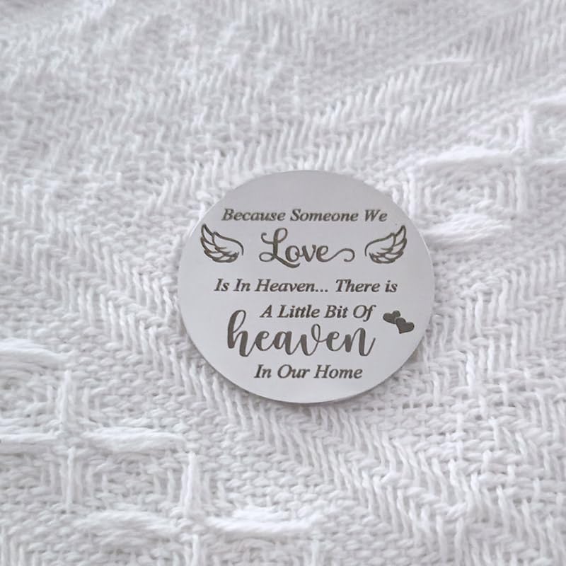 RFTWXHPN Pocket Hug Token Gift Keychain Christmas Birthday Gifts Long Distance Relationship Hug Tokens Keepsake Pocket Hugs - color: Because Someone We Love