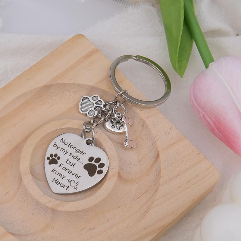 Dog Memorial Gifts for Loss of Dog Keychain Sympathy Gift for Women Men Puppy Remembrance Gift for Dog Lover - style: No Longer Dog