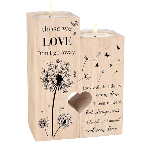 Sympathy Gifts for Loss of Loved One, Bereavement Candle Holders | Condolence Gift, Memorial Gifts for Mother Father Grandma Grandpa Aunt