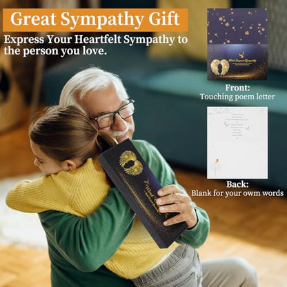 Wind Chimes Outdoor Outside,35" Memorial Wind Chimes,Bereavement Funeral Sympathy Gifts for Loss of Loved One, Mother,Father - size: 35"