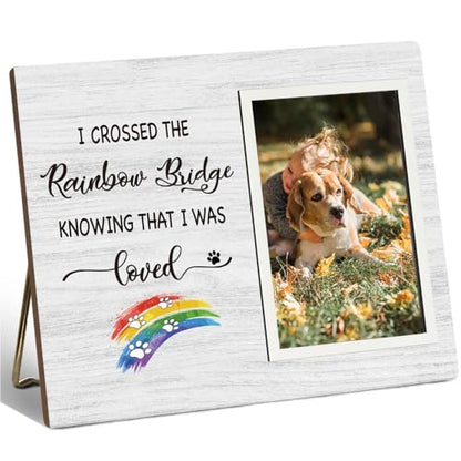 Pet Memorial Picture Frame 8x10, Pet Memorial Pet Photo Frame | Loving Remembrance Pet Memorial Gift for Loss of Dog Cat, Sympathy Pet Bereavement Photo Frame