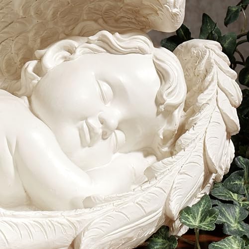 Touch of Class On Angels Wings Sculpture Soft Ivory