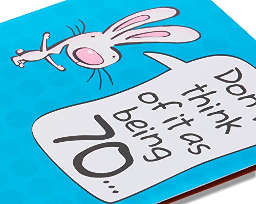 American Greetings Funny 70th Birthday Cards (Pop Up Cartoon Bunny) - color: Pop Up Cartoon Bunny