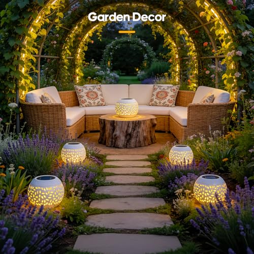 JMEXSUSS Outdoor Lanterns for Patio, Solar Lantern Outdoor Table Decor - size: White 1 Pack