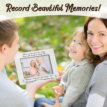 Memorial Photo Frame - Bereavement Wooden Tabletop Photo Frame With Stand - Sympathy Gifts - In Loving Memory
