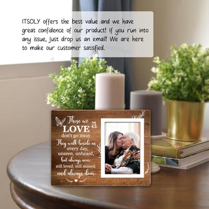 Memorial Picture Frame,Remembrance Picture Frame or Memorial Gift,Memorial Gifts for Loss of Loved One,Grandmother, Grandfather,Grandparents, Fits 4 x 6 Inch Photo