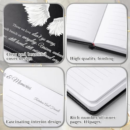 Yingzhao Memorial Funeral Guest Book with Pen 144 Pages Cardinal Funeral Guest Sign in Book for Memorial Service Celebration of Life Party Supplies in Loving Memory(Classic Style) - style: Classic Style