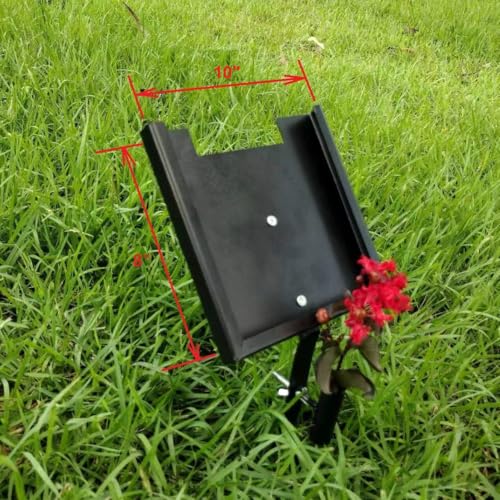 Grave Marker Stand, for 8"×10” Stone, Gravestone Holder,Memorial Plaque Support for Pet,Dog,Cat,Tombstone,Headstone,Garden Memorial Stone Stand(for 8"X10" Plauqe) - size: For 8×10 Plaque