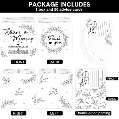 Pajean 50 Share a Memory Cards and Box, White, Classic - color: White, style: Classic
