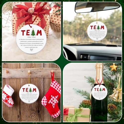 TEEZWONDER Team Gifts for Employees Coworkers - Christmas Ornaments 2026 - color: Team