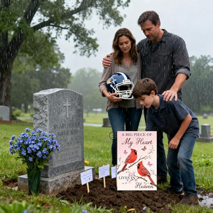 Memorial Garden Flags 12x18 Inch Double Sided Cemetery Flag Bereavement Yard Decorationign Remembrance Banner Sympathy Flag