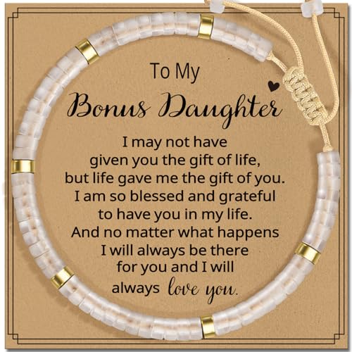 AGOT Daughter in Law Bracelets Gifts: Dear Daughter in Law Birthday Gifts from Mother in Law - color: CRYSTAL-BNUS