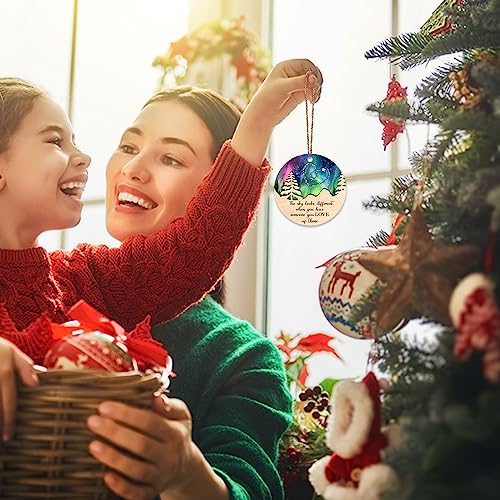 Hyturle Memorial Christmas Ornaments for Loss of Loved One - Memorial Suncatcher Ornament - Sympathy Gifts for Loss of Mom Father