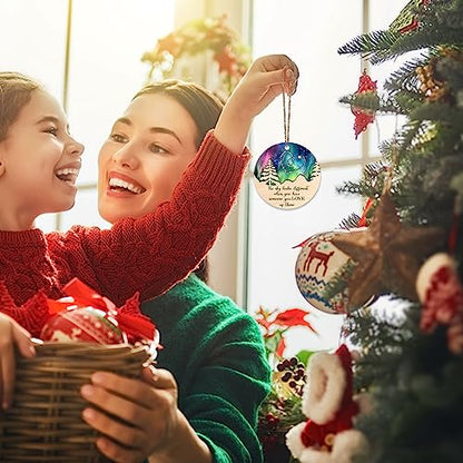 Hyturle Memorial Christmas Ornaments for Loss of Loved One - Memorial Suncatcher Ornament - Sympathy Gifts for Loss of Mom Father