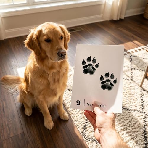 15 Pack Little Lullaby Inkless Milestone Cards Baby Hand and Footprint Kit 12 Months Newborn Memory Book Keepsake Ink Pad for Handprints Footprints (White Box + Beige Photo Album) - style: White Box + Beige Photo Album