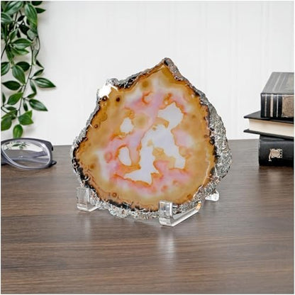 Plymor Clear Acrylic Ribbon-Style Display Easel, 3.75" H x 3.875" W x 5" D - size: 3.75" x 3.875" x 5"