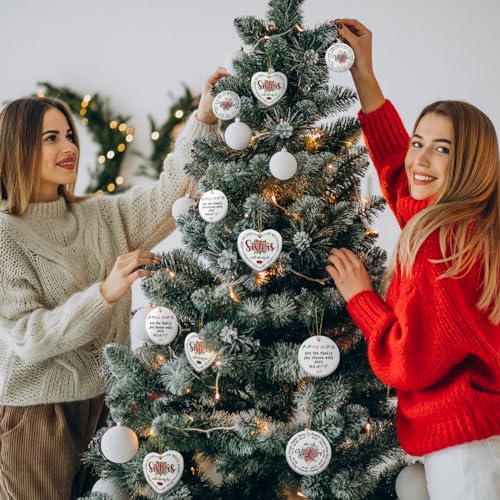 Ceramic Christmas Ornament - Sisterhood Gift, Best Present for Sisters, 2023 Christmas Decoration - style: Sister