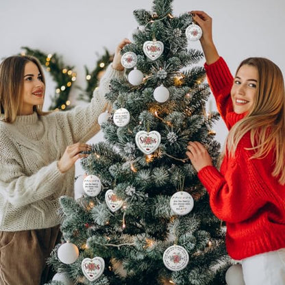 Ceramic Christmas Ornament - Sisterhood Gift, Best Present for Sisters, 2023 Christmas Decoration - style: Sister